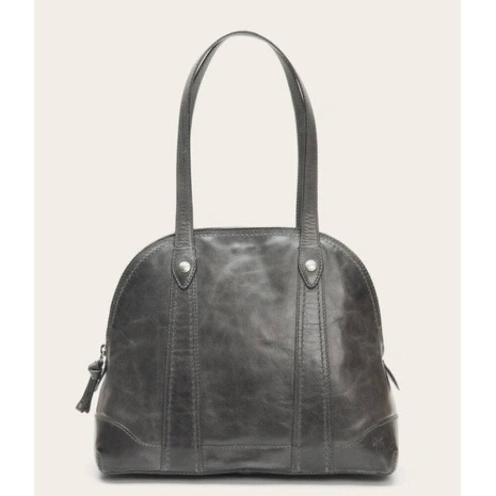 Frye *NEW* Melissa Domed Satchel In Carbon